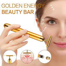 🔥HOT SALE🔥24K Gold Energy Beauty Bar Electric Facial Massage Roller