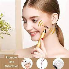 🔥HOT SALE🔥24K Gold Energy Beauty Bar Electric Facial Massage Roller